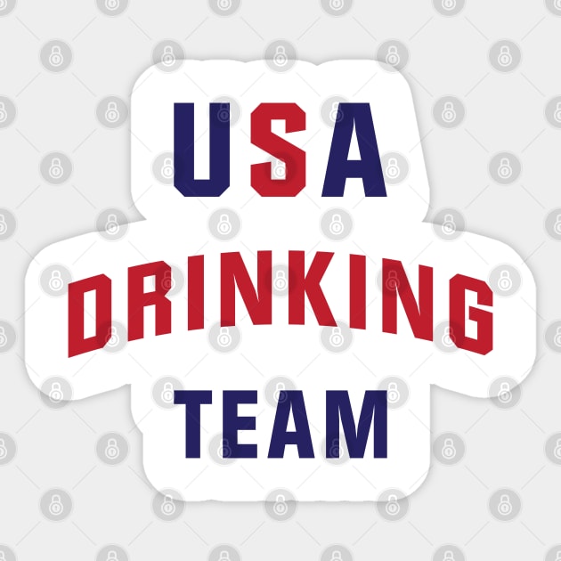 USA Drinking Team Sticker by Venus Complete